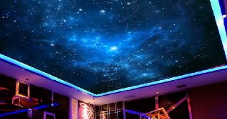 Натяжной потолок звездное небо Чусовой, цена от 5381 руб.